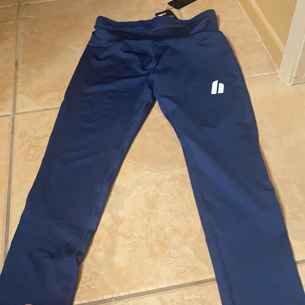 Blue Capri brand new company high waist tight fit